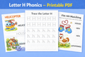 📘 Letter H Phonics Workbook
