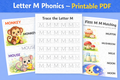 📘 Letter M Phonics Workbook