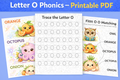 📘 Letter O Phonics Workbook