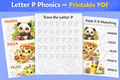 📘 Letter P Phonics Workbook