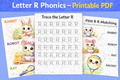 📘 Letter R Phonics Workbook