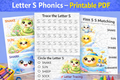 📘 Letter S Phonics Workbook
