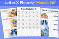 📘 Letter X Phonics Workbook
