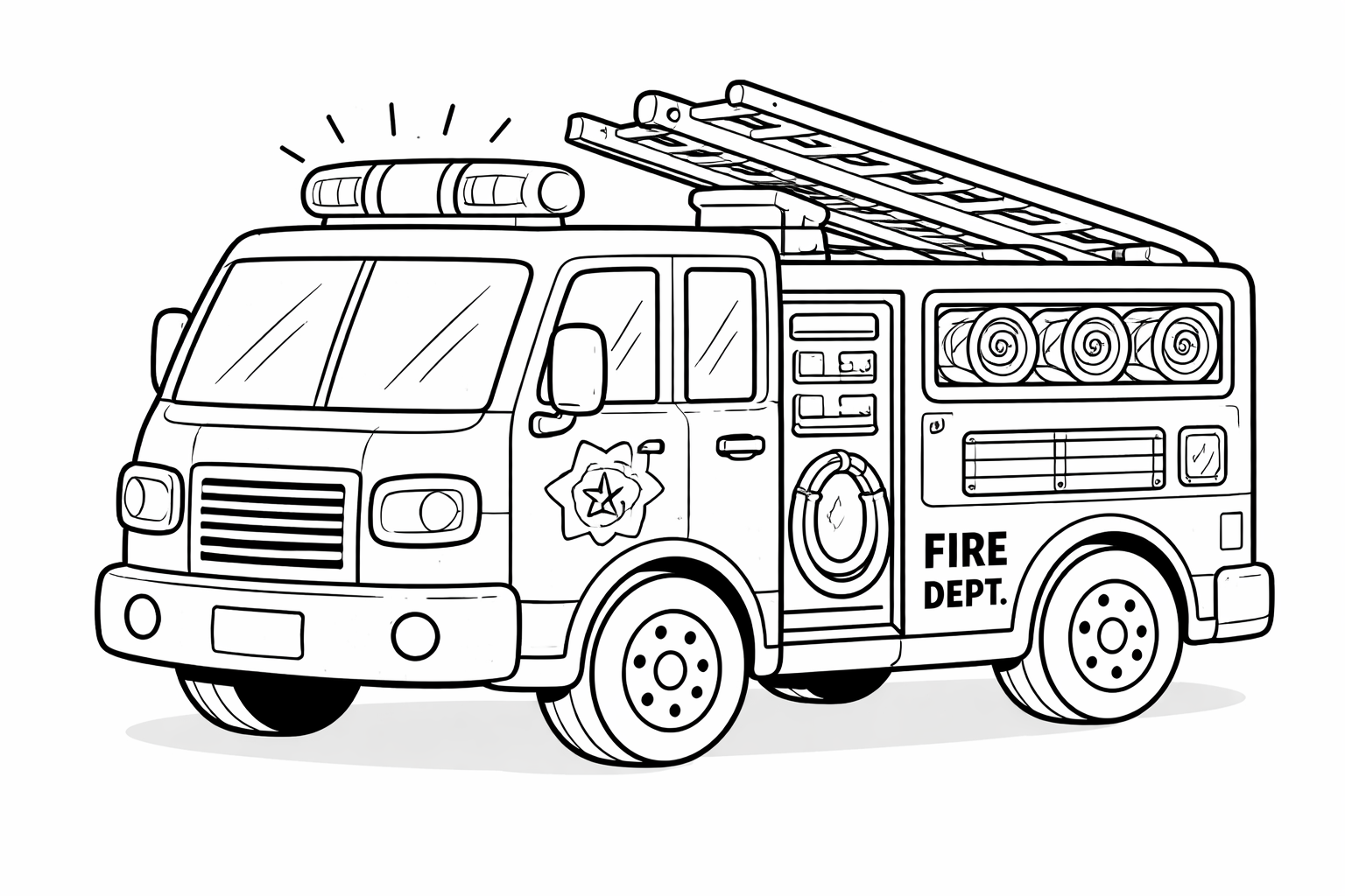 Vehicles Coloring Pages - 10 Pages PDF Printable