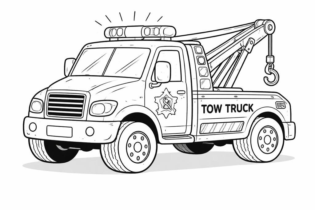 Vehicles Coloring Pages - 10 Pages PDF Printable
