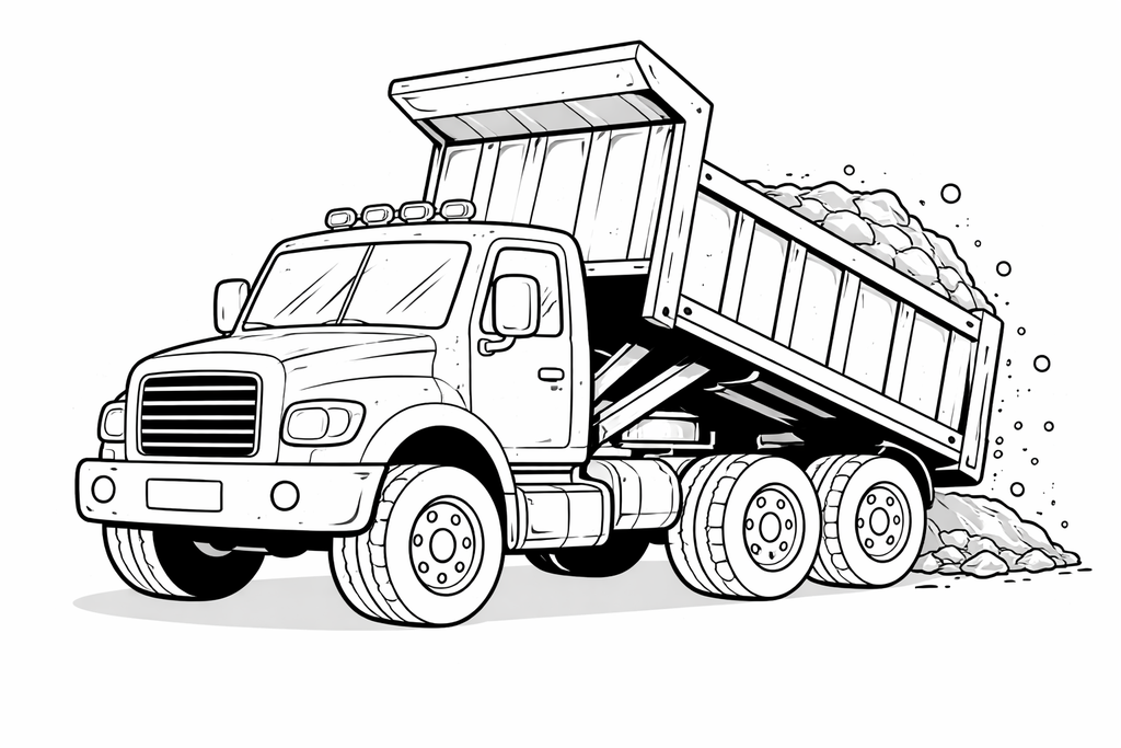 Vehicles Coloring Pages - 10 Pages PDF Printable